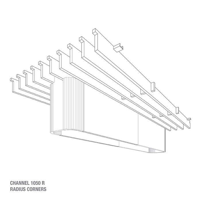 CHANNEL 1050 R - RADIUS CORNER